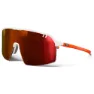 White / fluorescent orange