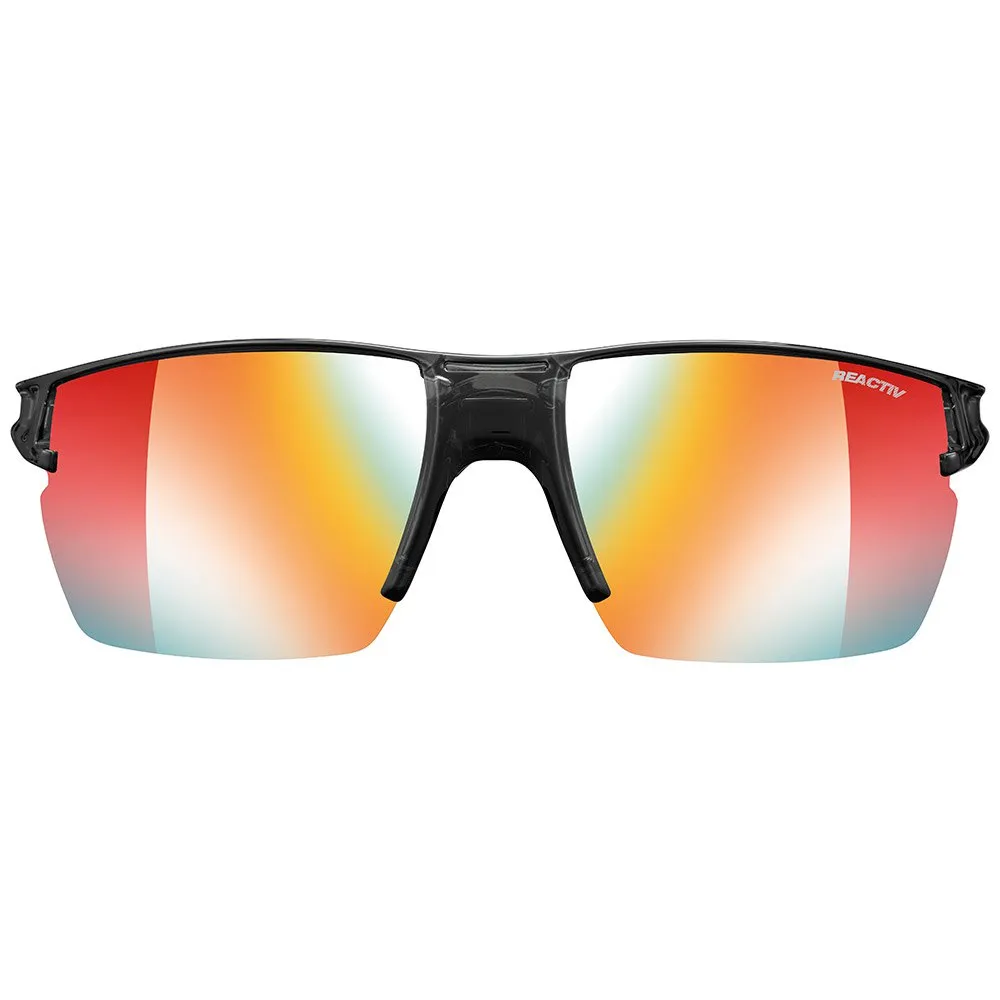 Julbo Outline Photochrome Sonnenbrille, Transluscent black / black, Reactiv Zebra Light fire Yellow Brown ml Red/CAT1-3 Julbo Outline Photochrome Sonnenbrille, Transluscent black / black, Reactiv Zebra Light fire Yellow Brown ml Red/CAT1-3
