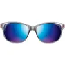Julbo Powell Polarisierte Sonnenbrille, Grey t shiny / neon orange, Spectron Polarized 3 CF/CAT3