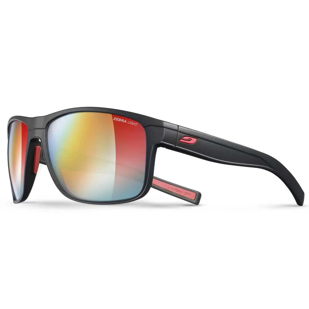 Julbo Renegade Reactiv Zebra Light Fire Photochrome Sonnenbrille, Black / red, Reactiv Zebra light FIRE Yellow Brown ml red/CAT1-3 Julbo Renegade Reactiv Zebra Light Fire Photochrome Sonnenbrille, Black / red, Reactiv Zebra light FIRE Yellow Brown ml red/CAT1-3
