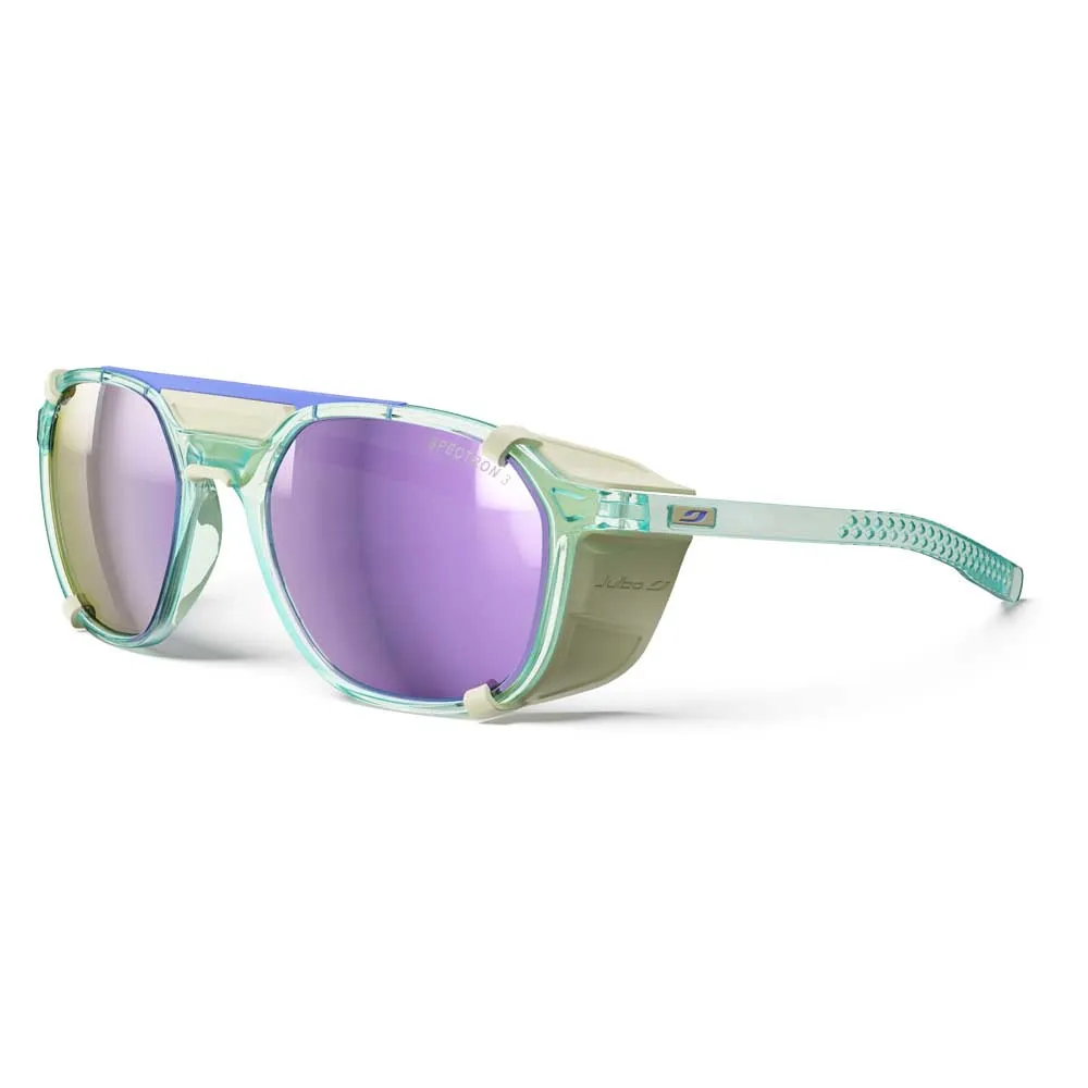 Julbo Slack Cover Sonnenbrille, Shiny translucent mint / light gray, Spectron 3CF/CAT3