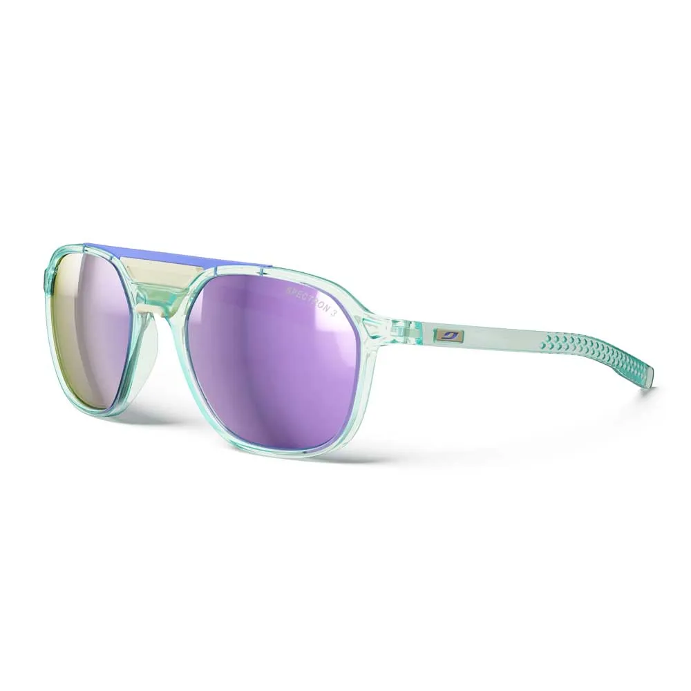 Julbo Slack Cover Sonnenbrille, Shiny translucent mint / light gray, Spectron 3CF/CAT3