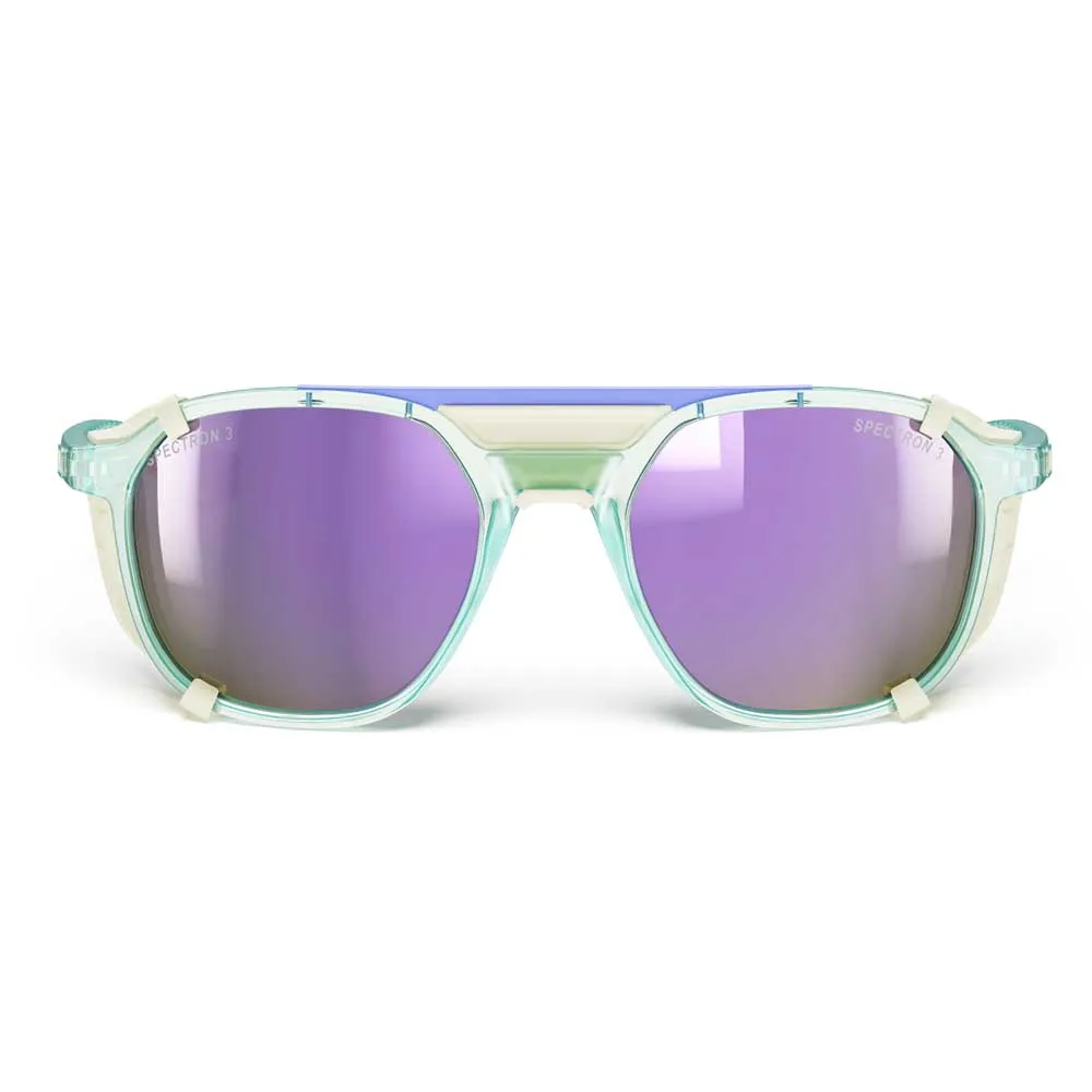 Julbo Slack Cover Sonnenbrille, Shiny translucent mint / light gray, Spectron 3CF/CAT3