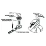 K-Edge Garmin Top Tube Mount Unterstützung, Black anodize, One Size