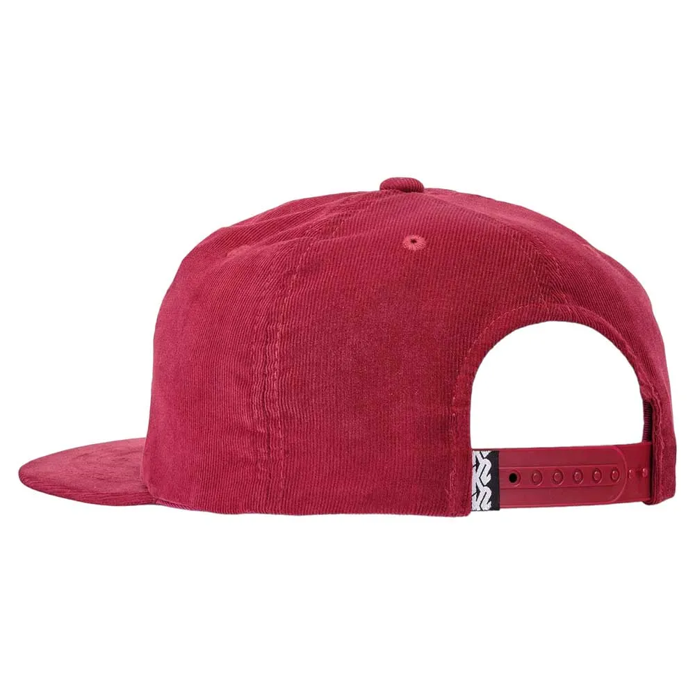 K2 Corduroy Snapback Kappe, Red K2 Corduroy Snapback Kappe, Red