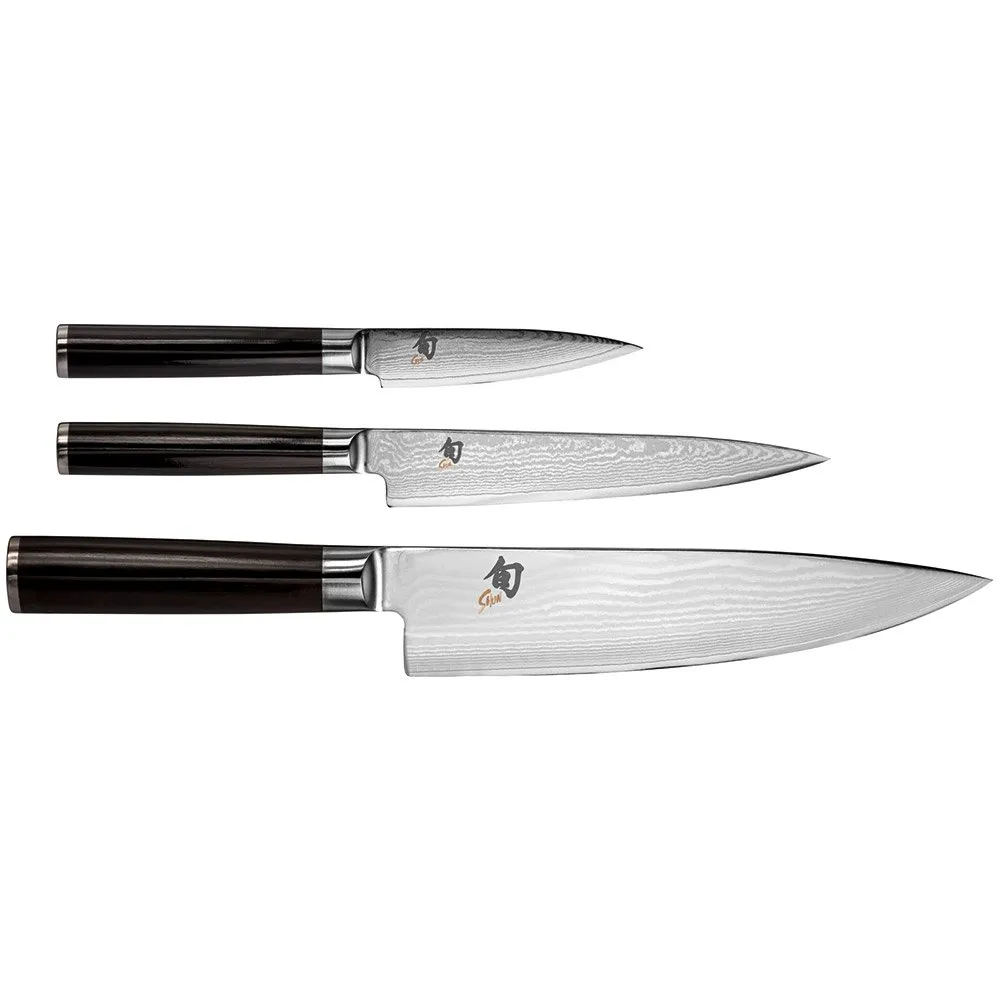 Kai Shun Classic Messerset, Brown / silver, One Size Kai Shun Classic Messerset, Brown / silver, One Size