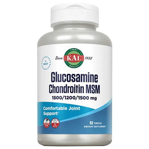 Kal Glucosamine Chondroitin Msm Osteo-articular Support Tabletten 90 Einheiten, One size Kal Glucosamine Chondroitin Msm Osteo-articular Support Tabletten 90 Einheiten, One size