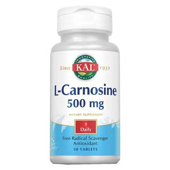 Kal L-carnosine 500mg Amino Acid Tabletten 30 Einheiten, One size Kal L-carnosine 500mg Amino Acid Tabletten 30 Einheiten, One size