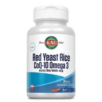 Kal Red Yeast Rice Coq-10 Omega 3 Herz-kreislauf-unterstützung 60 Kapseln Kal Red Yeast Rice Coq-10 Omega 3 Herz-kreislauf-unterstützung 60 Kapseln