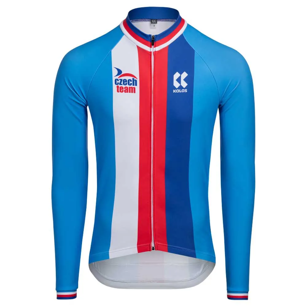 Kalas Czech Team Langarm-trikot, Blue Kalas Czech Team Langarm-trikot, Blue