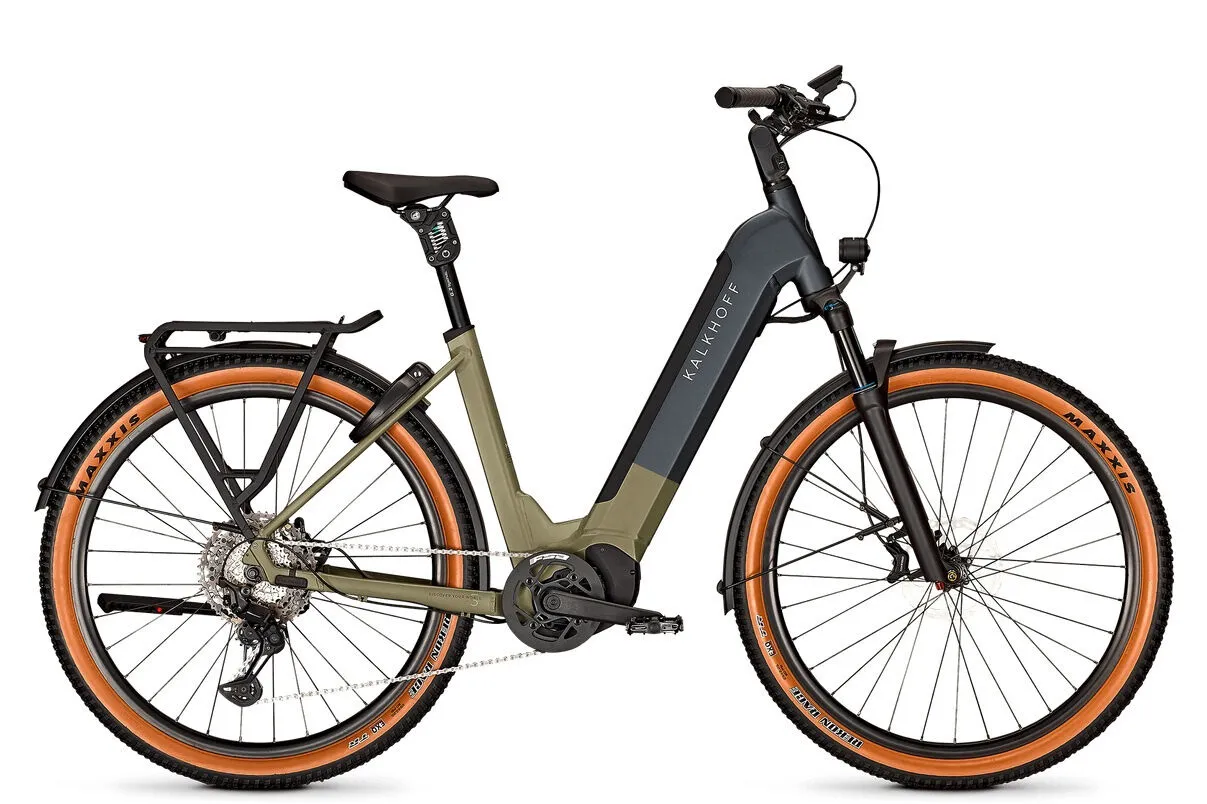 Kalkhoff ENTICE 5+ ADVANCE LTD urbangrangreen / diamondblack matt 29" 625 Wh Wave