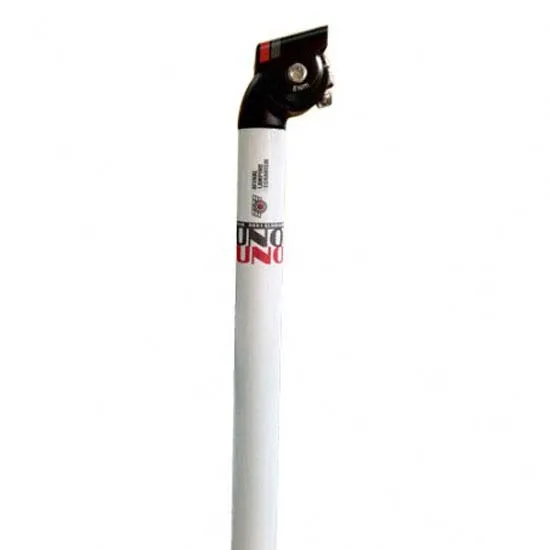 Kalloy Uno Sattelstütze, White / black, 350mm, 31.6mm Kalloy Uno Sattelstütze, White / black, 350mm, 31.6mm
