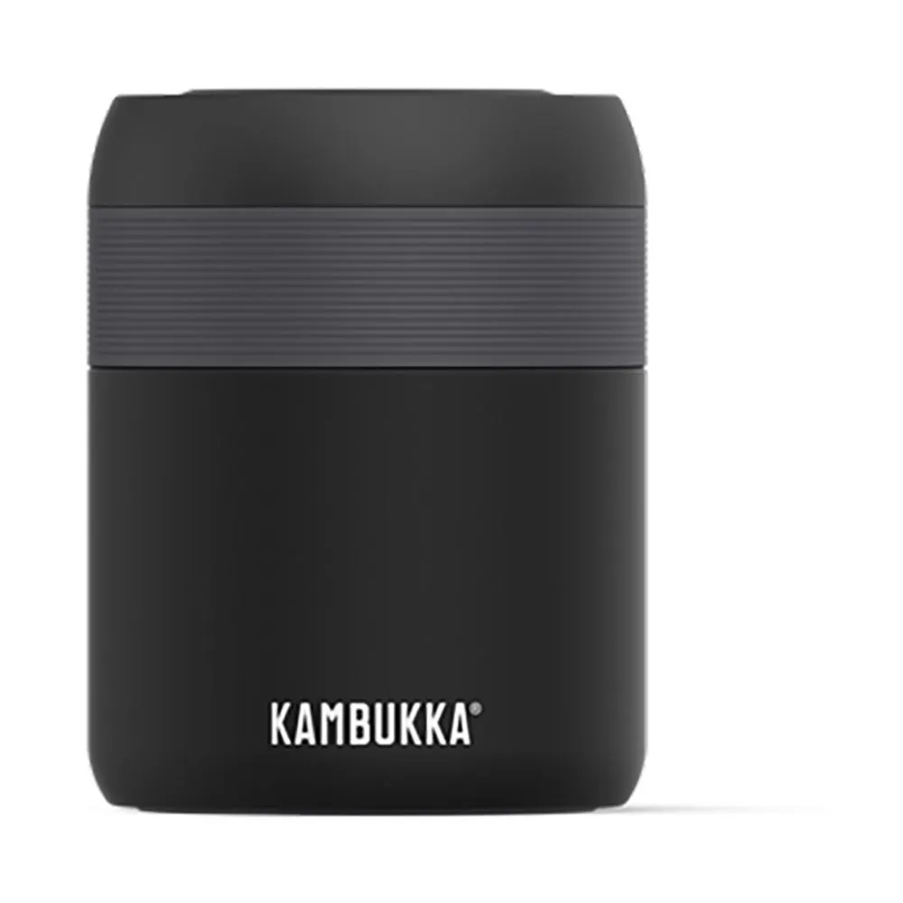 Kambukka Bora Food 600ml Thermosflasche, Matte black, One Size Kambukka Bora Food 600ml Thermosflasche, Matte black, One Size