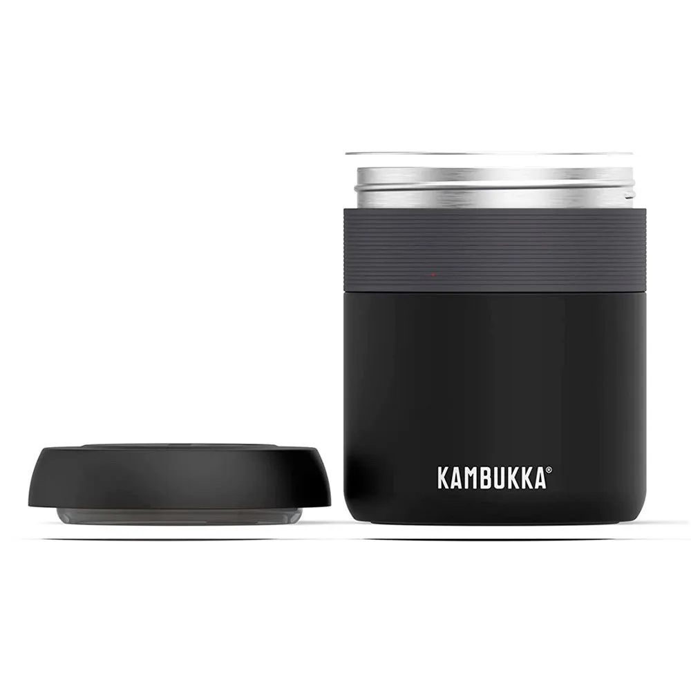 Kambukka Bora Food 600ml Thermosflasche, Matte black, One Size Kambukka Bora Food 600ml Thermosflasche, Matte black, One Size