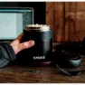 Kambukka Bora Food 600ml Thermosflasche, Matte black, One Size
