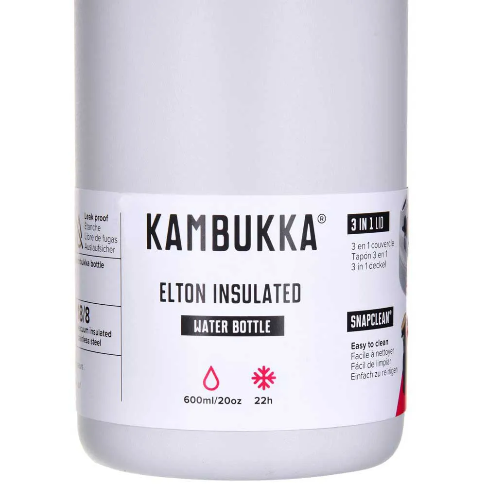Kambukka Elton 600ml Chalk Thermosflasche, White, One Size