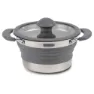 Kampa Faltbarer Topf 1l, Grey, One Size