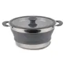 Kampa Faltbarer Topf 3l, Grey, One Size
