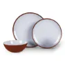 Kampa Melamine Geschirr 12 Einheiten, Ember red, One Size