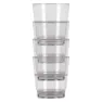 Kampa Stackable Glas 4 Einheiten, Transparent, One Size