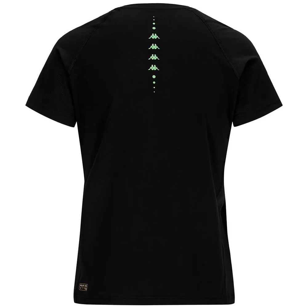 Kappa Kombat Fiba Kurzarm-t-shirt, Black Kappa Kombat Fiba Kurzarm-t-shirt, Black