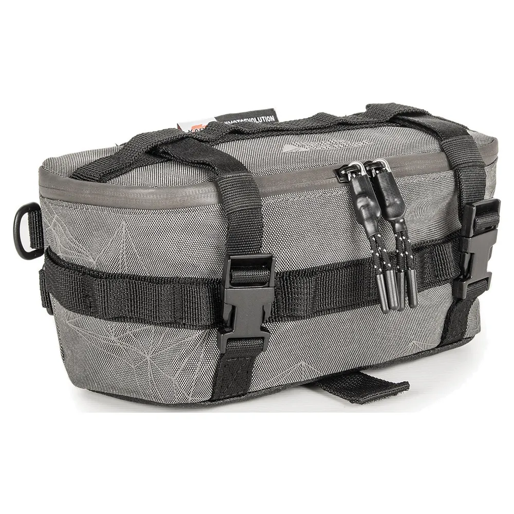 Kappa Ra317 3l Lenkertasche, Grey, One Size Kappa Ra317 3l Lenkertasche, Grey, One Size
