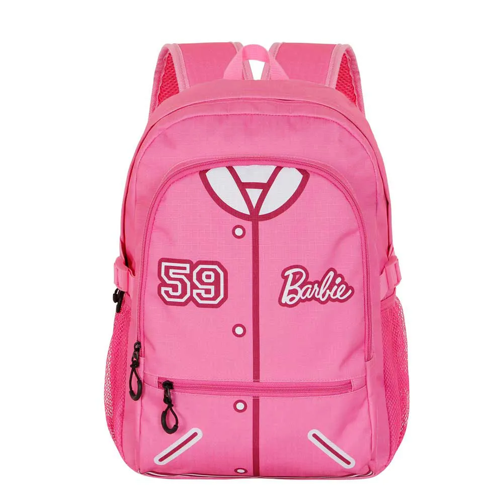 Karactermania Barbie Varsity Fan Fight 2.2 Rucksack, Pink Karactermania Barbie Varsity Fan Fight 2.2 Rucksack, Pink