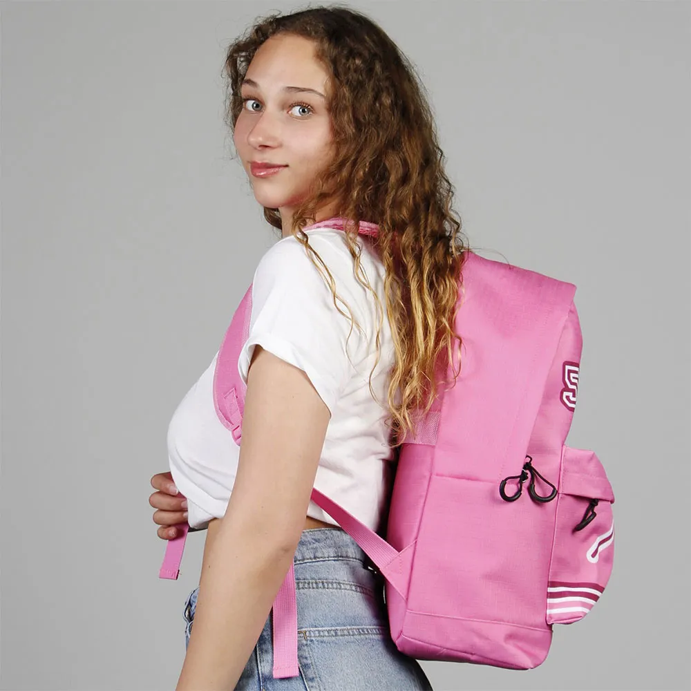 Karactermania Barbie Varsity Fan Hs 2.2 Rucksack, Pink Karactermania Barbie Varsity Fan Hs 2.2 Rucksack, Pink