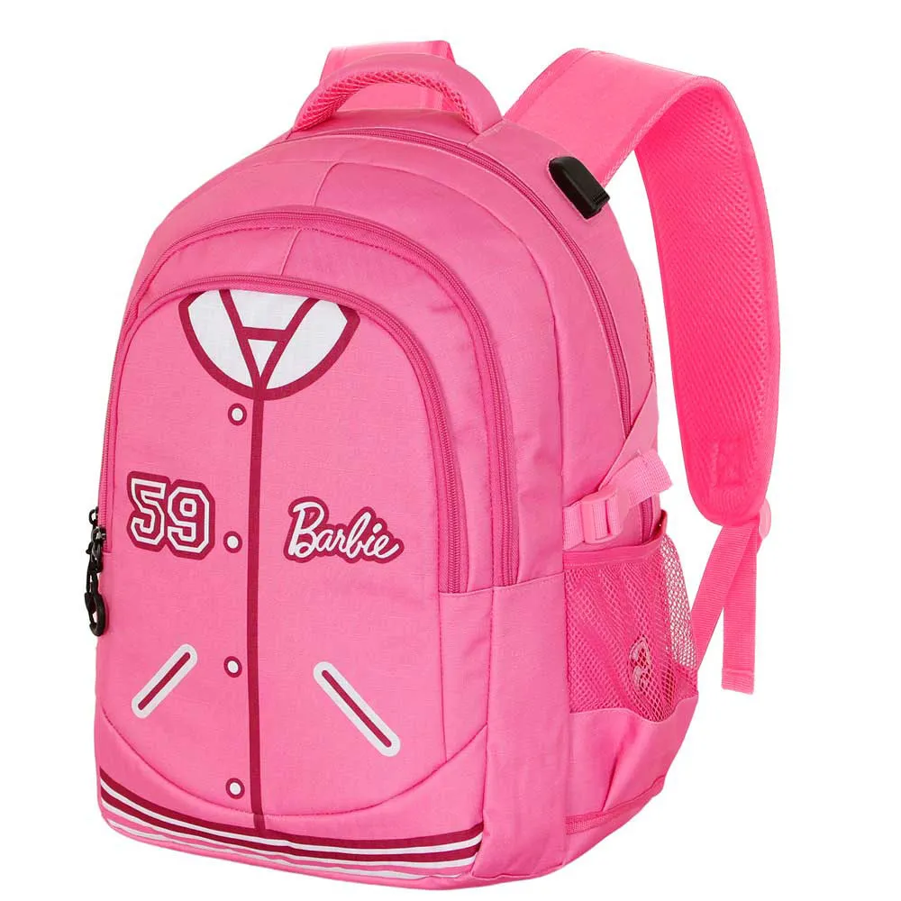 Karactermania Barbie Varsity Plus Running Rucksack, Pink
