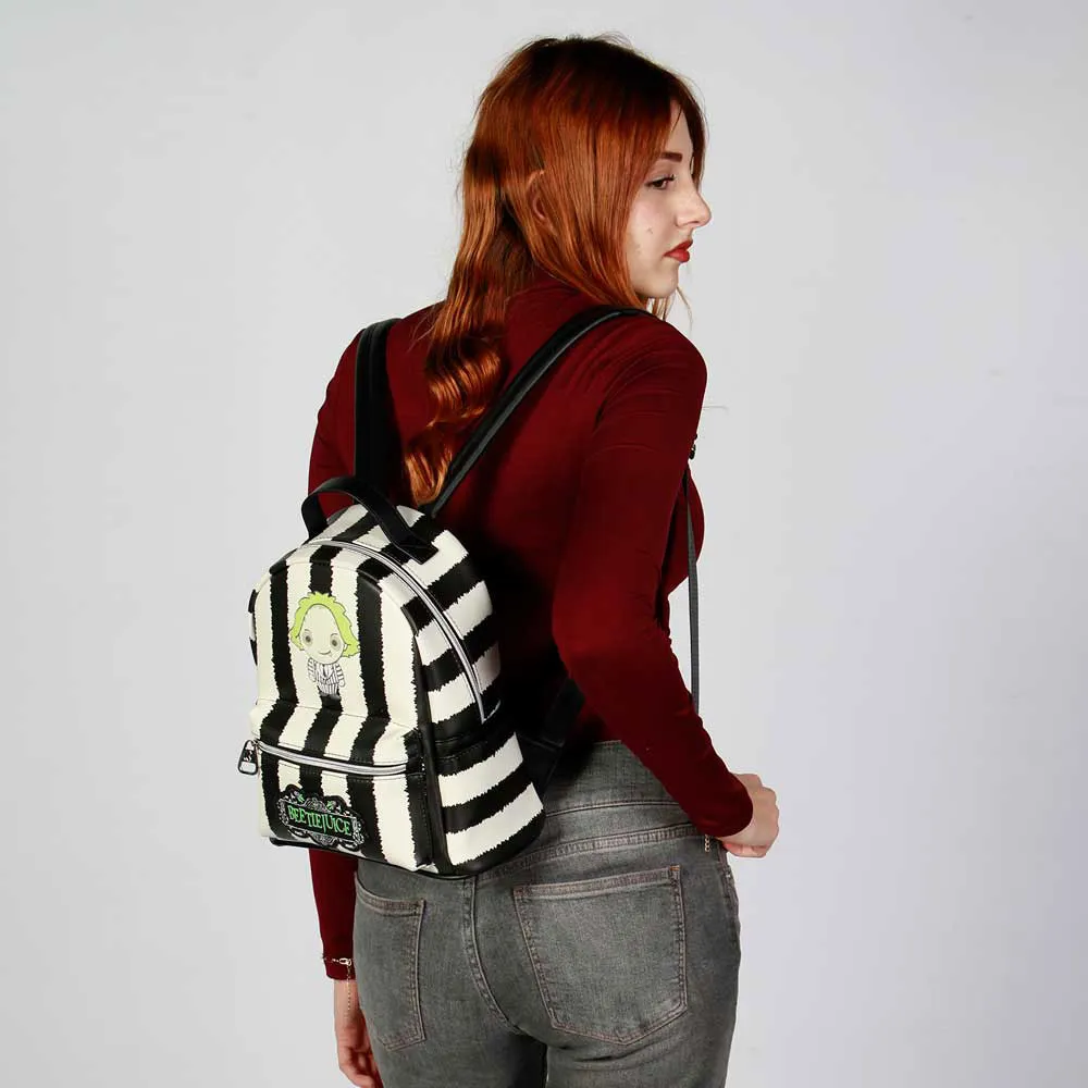 Karactermania Beetlejuice Stripes-heady Rucksack, White