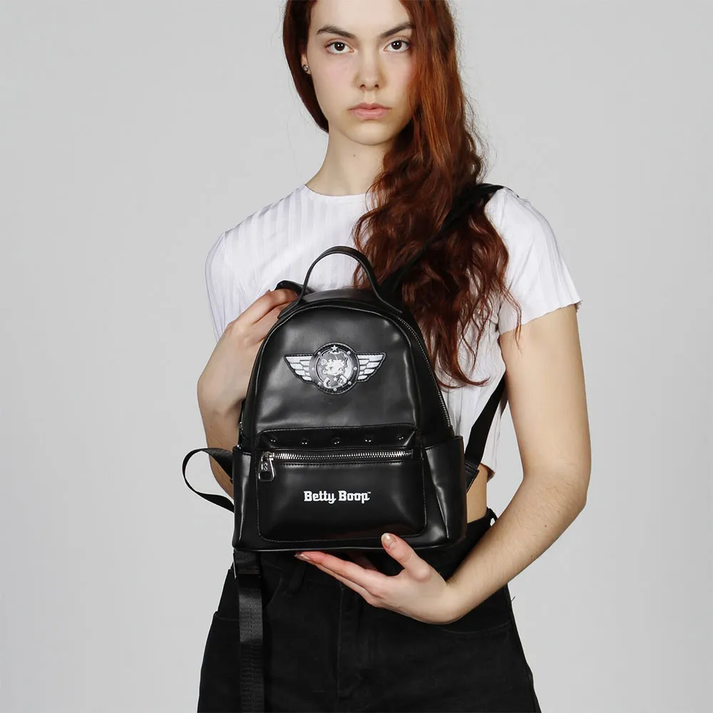 Karactermania Betty Boop Motor Love Heady Rucksack, Black