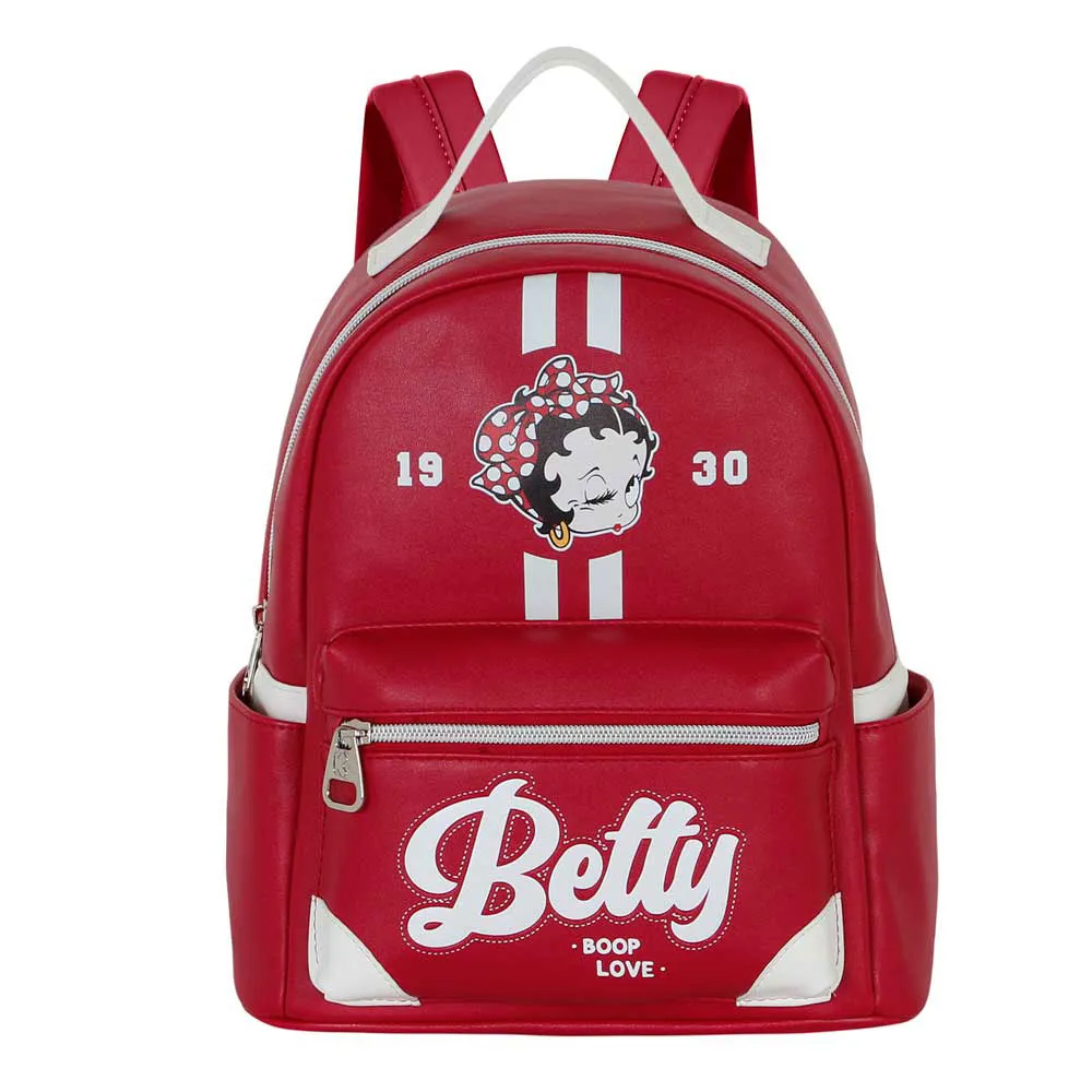 Karactermania Betty Boop Varsity-heady Rucksack, Burgundy