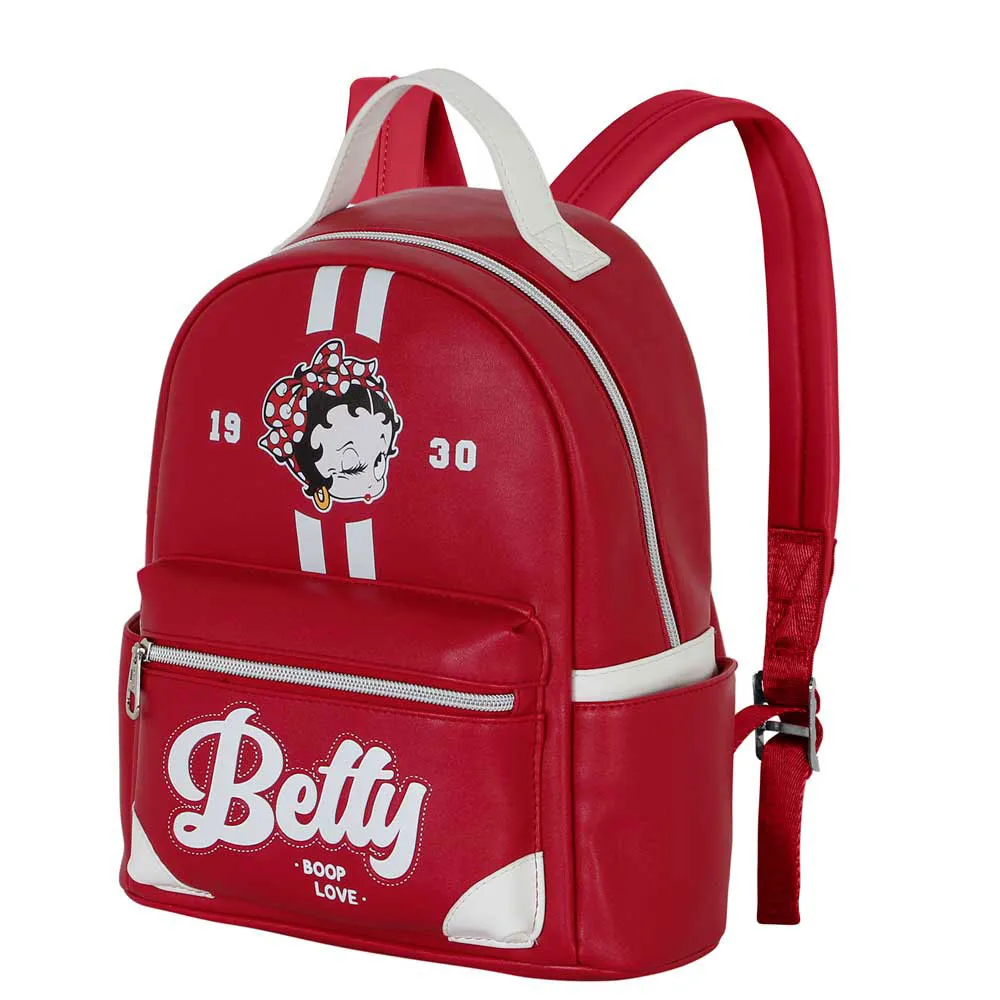 Karactermania Betty Boop Varsity-heady Rucksack, Burgundy