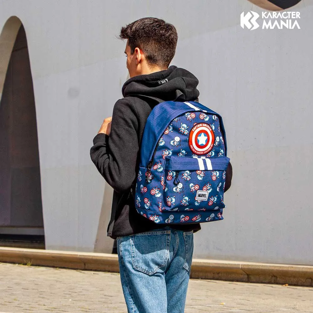 Karactermania Captain America Marvel Plus Hs Rucksack, Blue Karactermania Captain America Marvel Plus Hs Rucksack, Blue