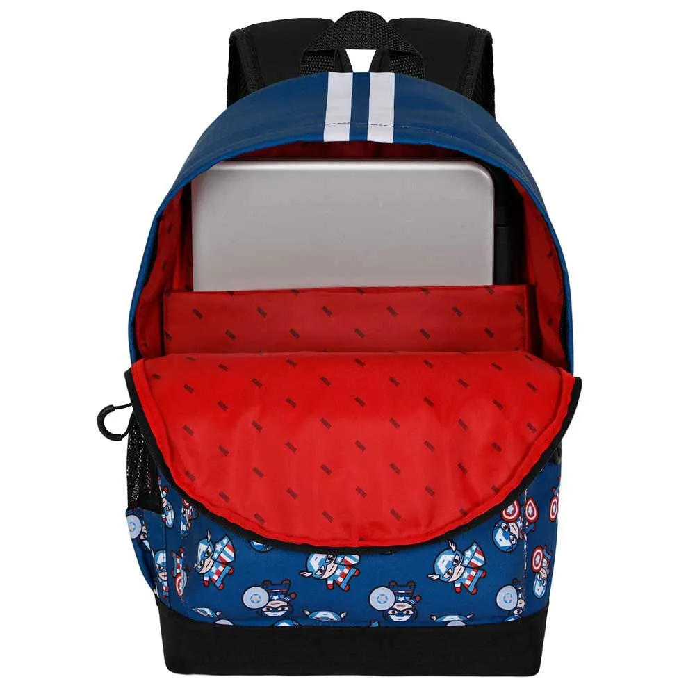 Karactermania Captain America Marvel Plus Hs Rucksack, Blue Karactermania Captain America Marvel Plus Hs Rucksack, Blue