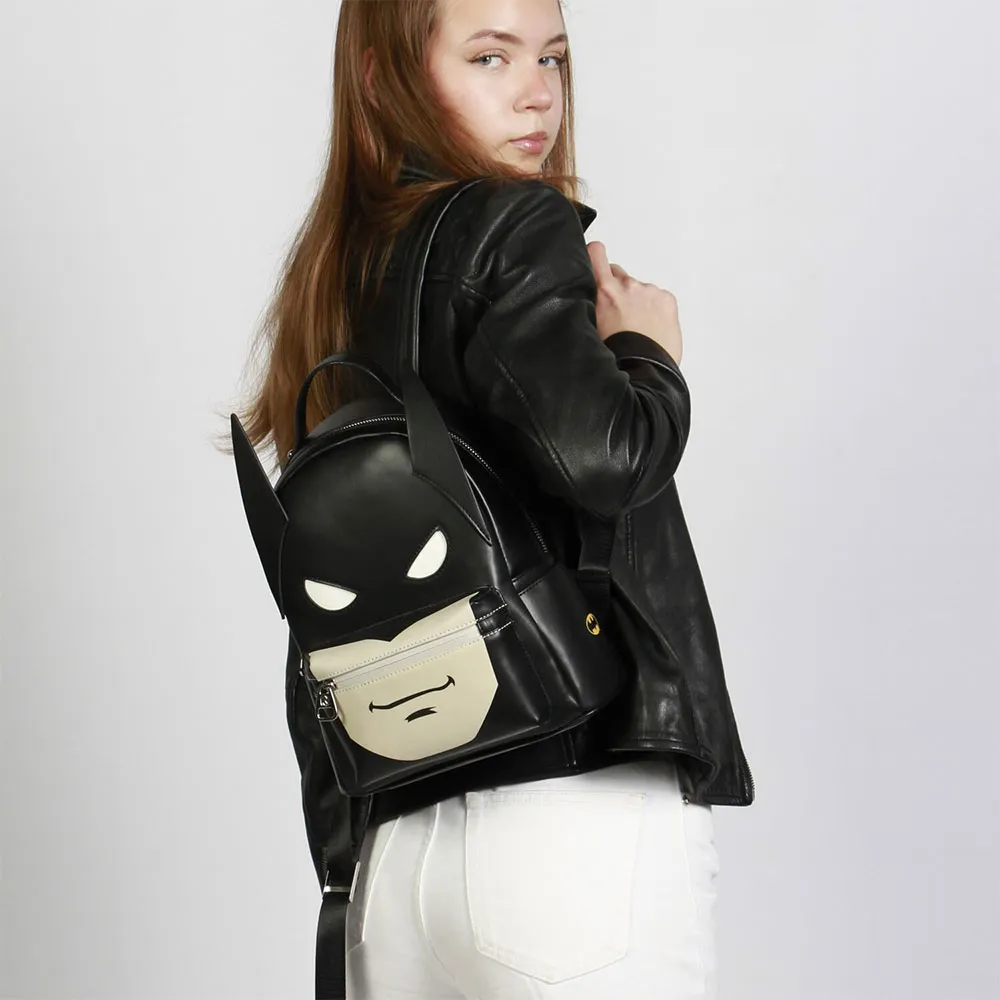 Karactermania Dc Comics Batman Batsignal Heady Rucksack, Black Karactermania Dc Comics Batman Batsignal Heady Rucksack, Black