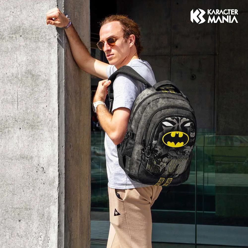 Karactermania Dc Comics Batman Caped Plus Running Rucksack, Black Karactermania Dc Comics Batman Caped Plus Running Rucksack, Black