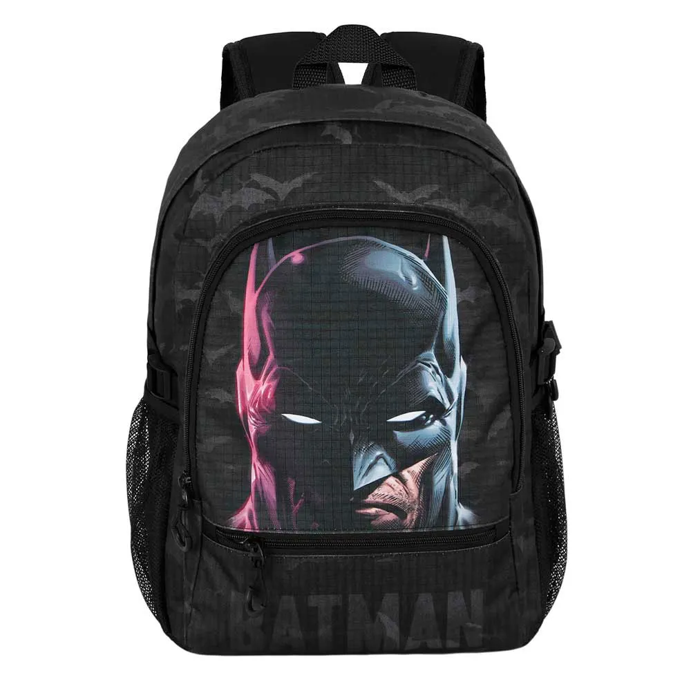 Karactermania Dc Comics Batman Face Fan Fight 2.2 Rucksack, Black
