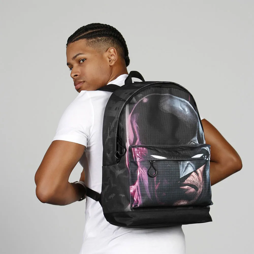 Karactermania Dc Comics Batman Face Fan Hs 2.2 Rucksack, Black Karactermania Dc Comics Batman Face Fan Hs 2.2 Rucksack, Black
