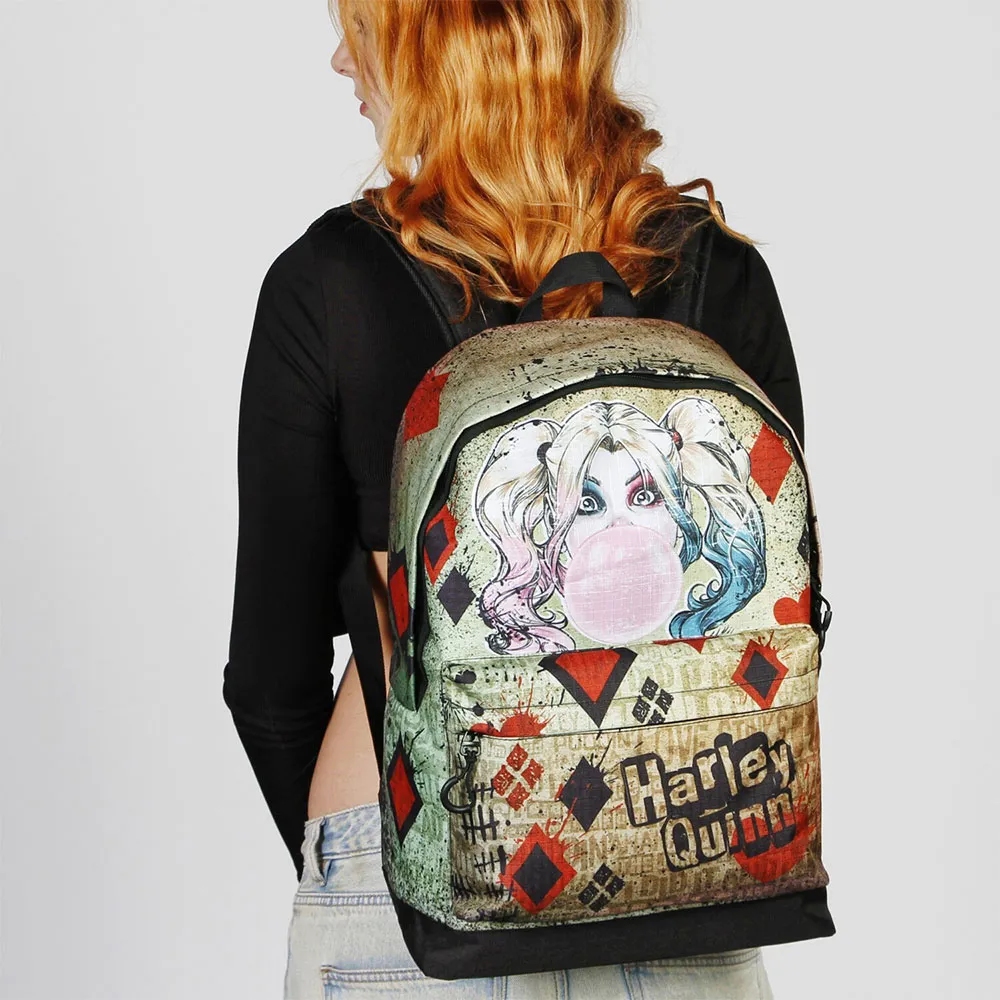 Karactermania Dc Comics Harley Quinn Mad Love Fan Hs 2.2 Rucksack, Beige Karactermania Dc Comics Harley Quinn Mad Love Fan Hs 2.2 Rucksack, Beige