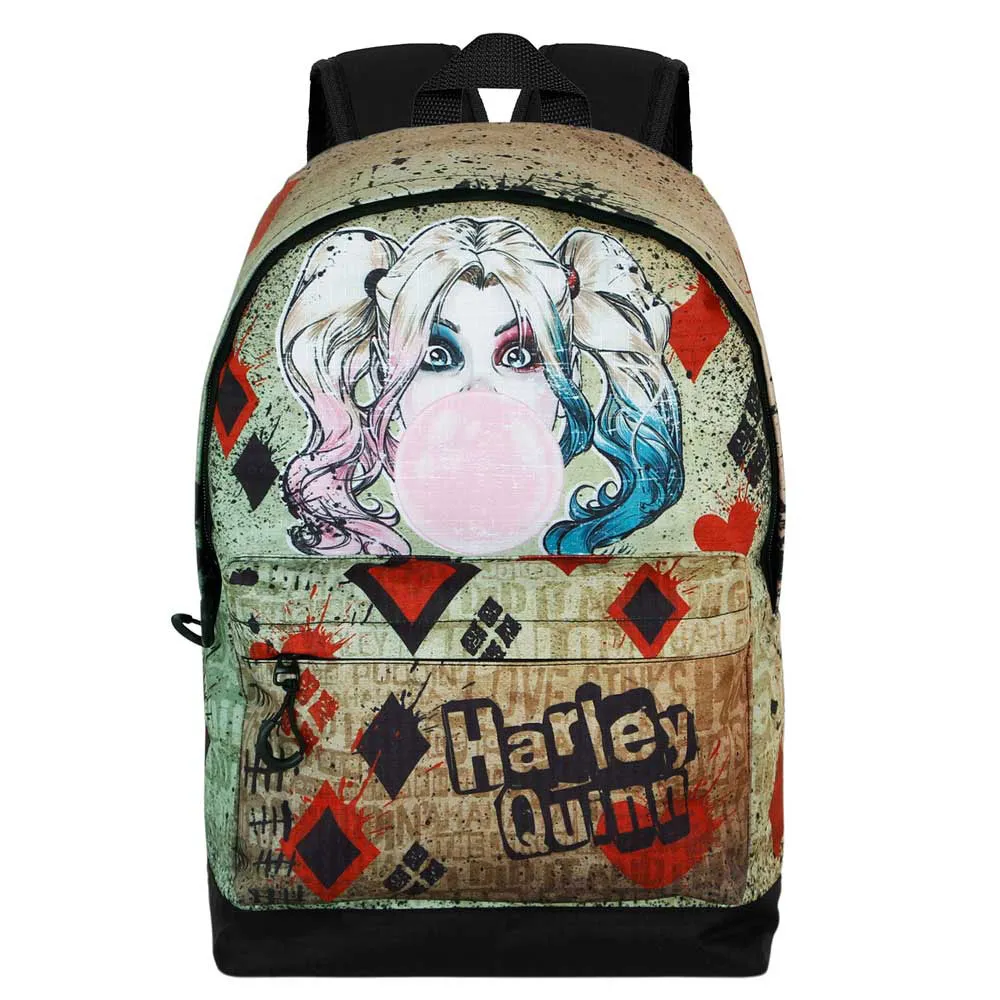Karactermania Dc Comics Harley Quinn Mad Love Fan Hs 2.2 Rucksack, Beige Karactermania Dc Comics Harley Quinn Mad Love Fan Hs 2.2 Rucksack, Beige