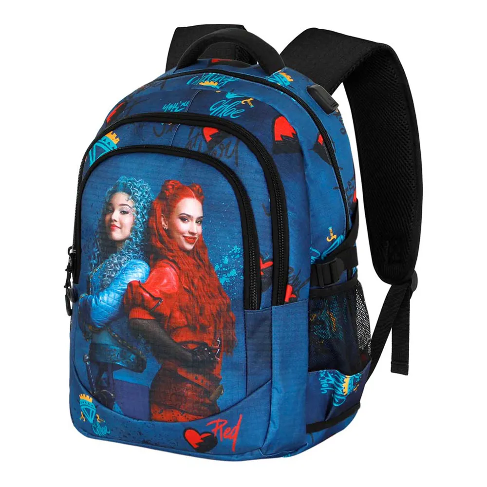 Karactermania Disney Descendants Wickedly Plus Running Rucksack, Multicolor Karactermania Disney Descendants Wickedly Plus Running Rucksack, Multicolor