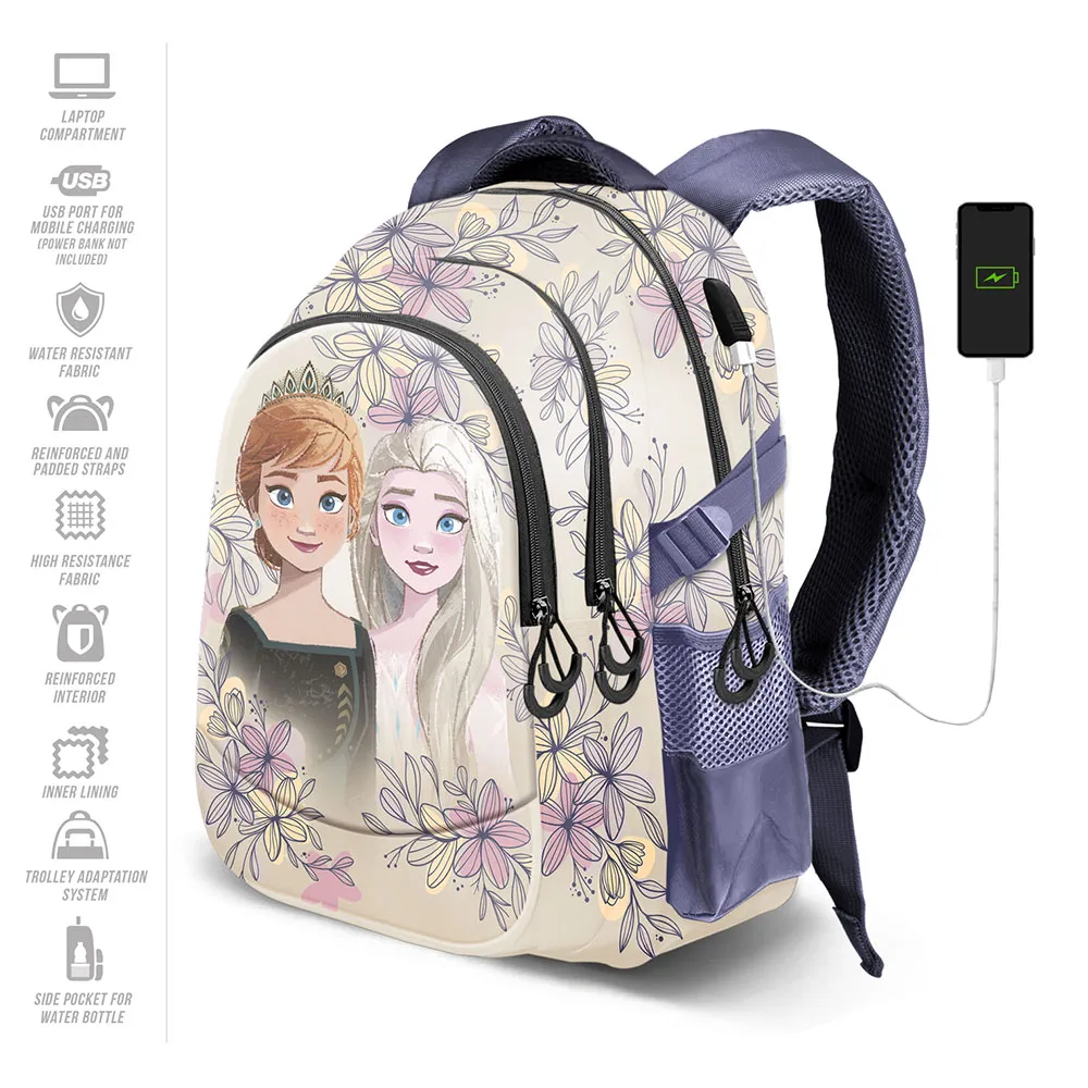 Karactermania Disney Frozen 2 Emotion Plus Running Rucksack, Beige Karactermania Disney Frozen 2 Emotion Plus Running Rucksack, Beige