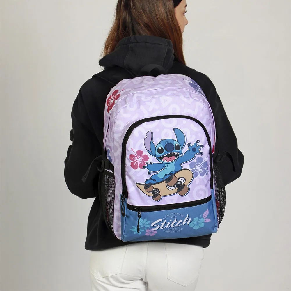 Karactermania Disney Lilo & Stitch Skate Rucksack, Lilac 1 Karactermania Disney Lilo & Stitch Skate Rucksack, Lilac 1