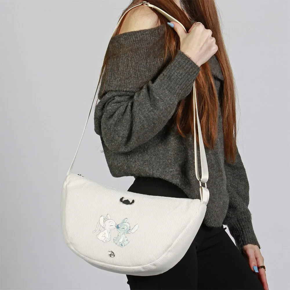 Karactermania Disney Lilo & Stitch Tender Roy Oval Tasche, Off white Karactermania Disney Lilo & Stitch Tender Roy Oval Tasche, Off white