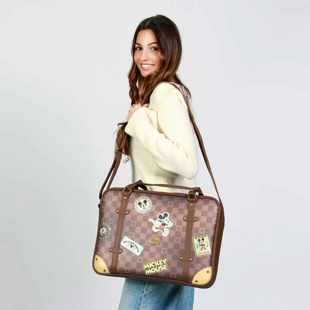 Karactermania Disney Mickey Mouse Journey Laptoptasche, Brown Karactermania Disney Mickey Mouse Journey Laptoptasche, Brown