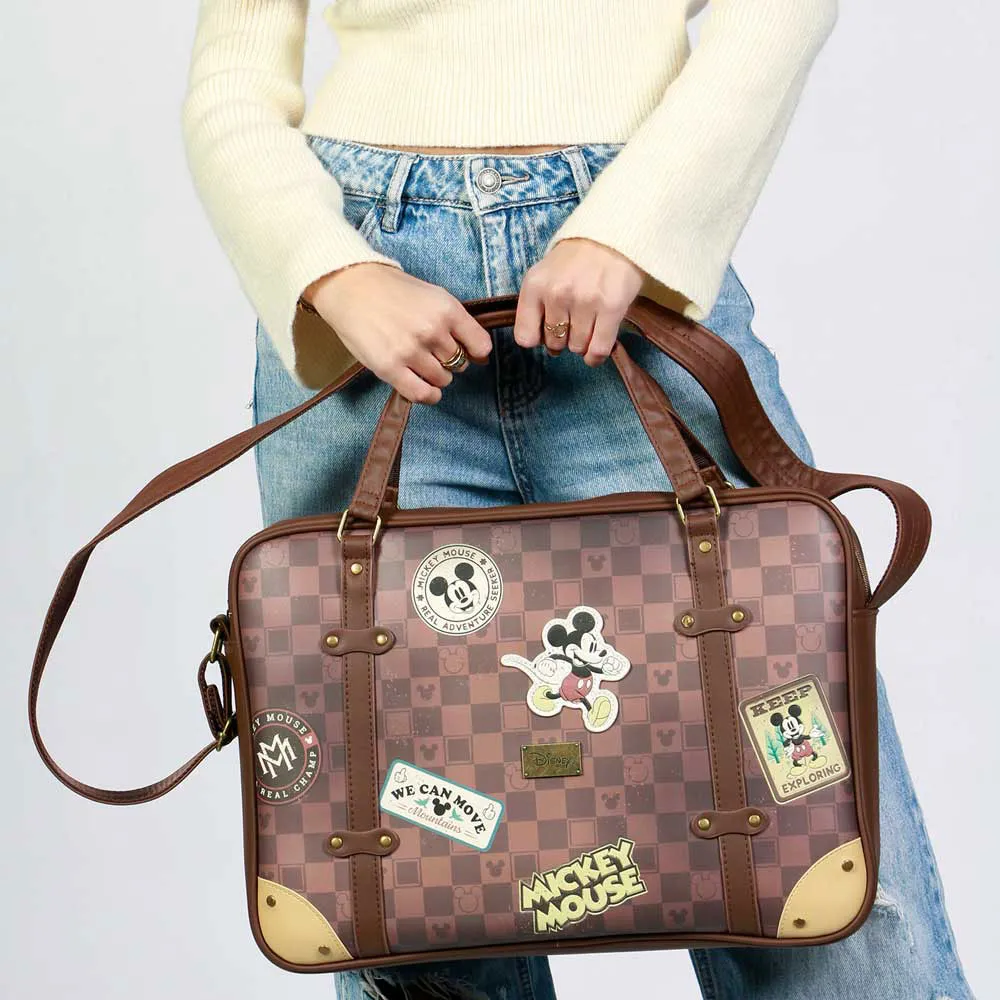 Karactermania Disney Mickey Mouse Journey Laptoptasche, Brown Karactermania Disney Mickey Mouse Journey Laptoptasche, Brown