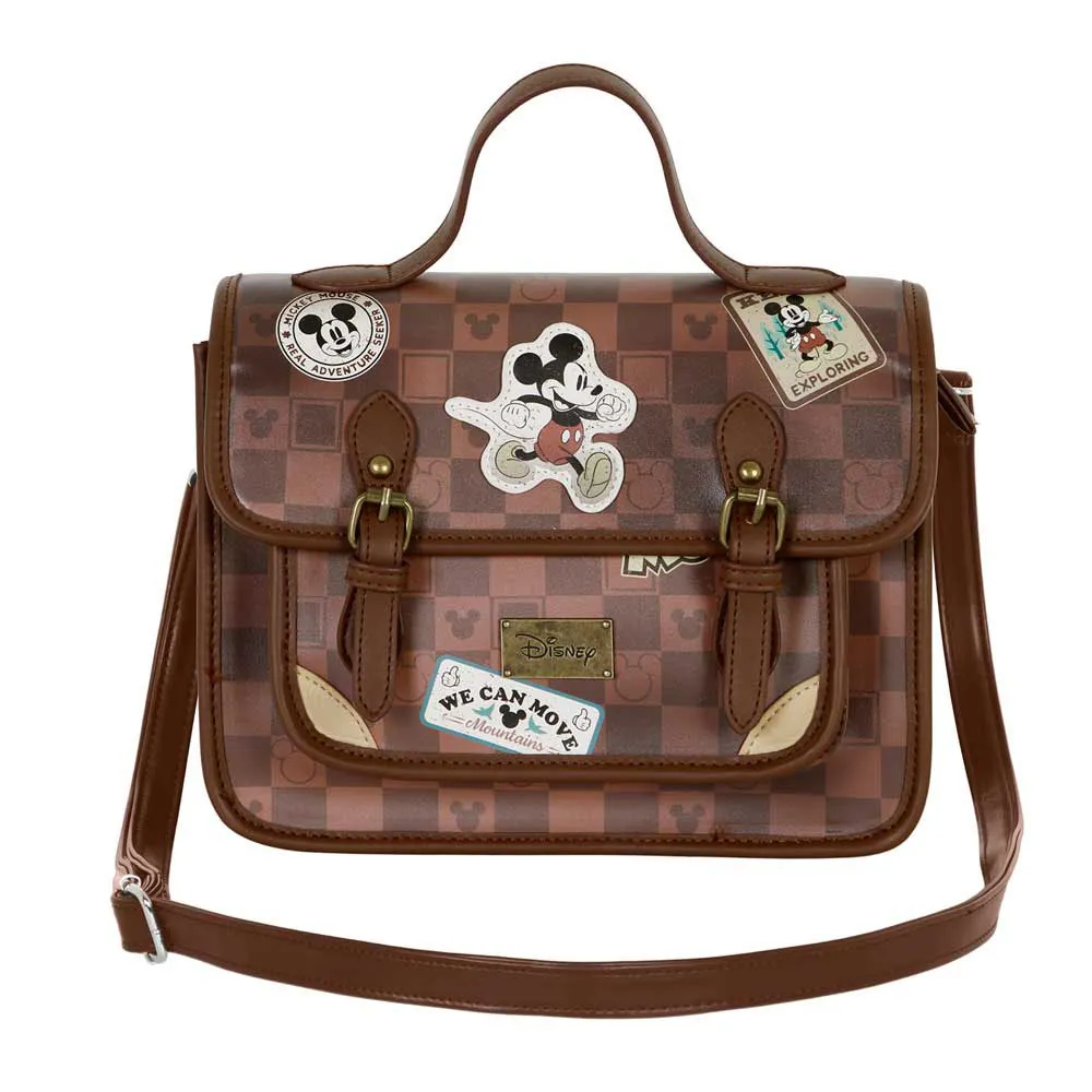 Karactermania Disney Mickey Mouse Journey Satchel Tasche, Brown Karactermania Disney Mickey Mouse Journey Satchel Tasche, Brown