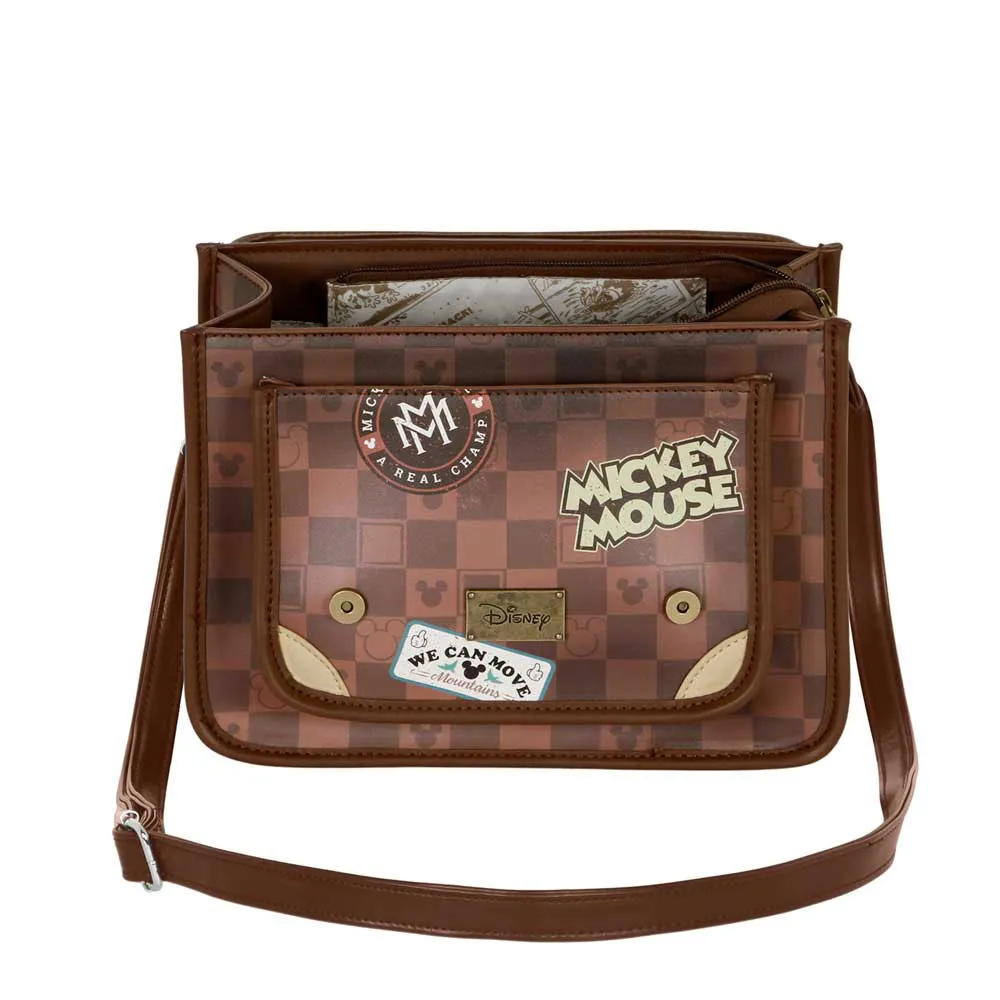 Karactermania Disney Mickey Mouse Journey Satchel Tasche, Brown Karactermania Disney Mickey Mouse Journey Satchel Tasche, Brown