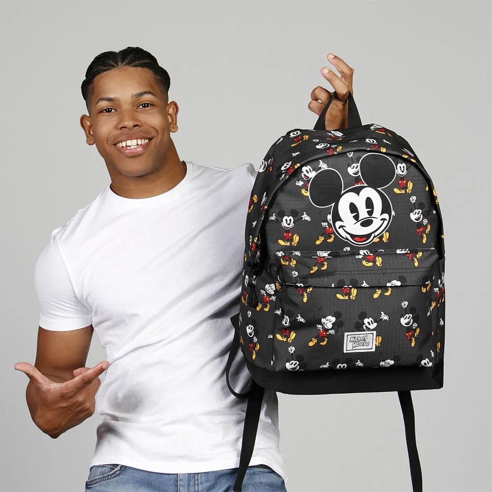 Karactermania Disney Mickey Mouse Looks Plus Hs Rucksack, Black Karactermania Disney Mickey Mouse Looks Plus Hs Rucksack, Black